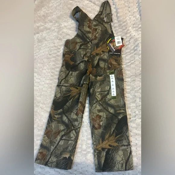 NEWW  Liberty Realtree HARDWOOD Camo Overalls Sz 8 Youth - Picture 5 of 5